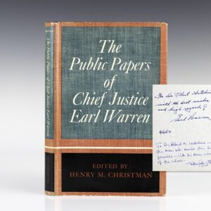 The Public Papers of Chief Justice Earl Warren.