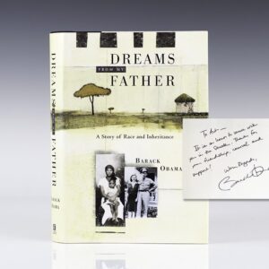 First edition of Dreams From Father; inscribed by Barack Obama