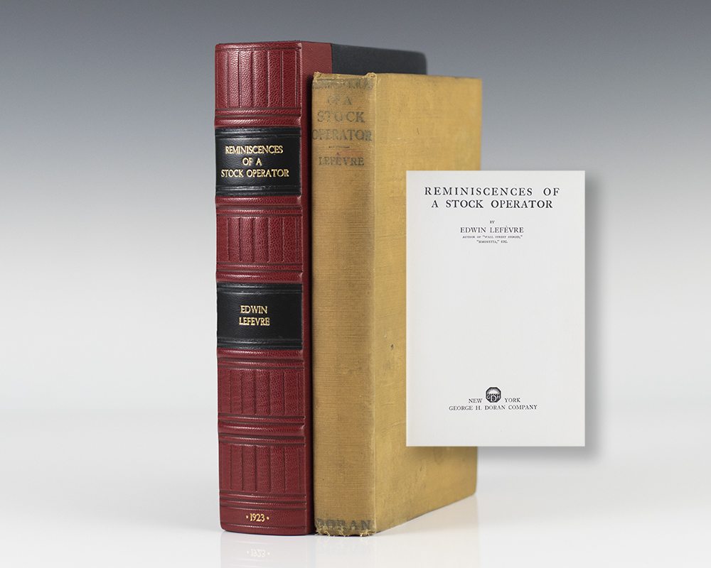 Reminiscences Of A Stock Operator.