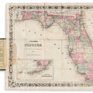 Colton's Map of Florida.