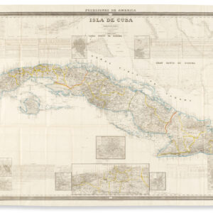 Atlas de Esapana y Susus Posesiones de Ultramar: Isla de Cuba Por El Teniente Coronel Captain de Ingenieros D. Francisco Coello. [Atlas of Spain and its Overseas Possessions].