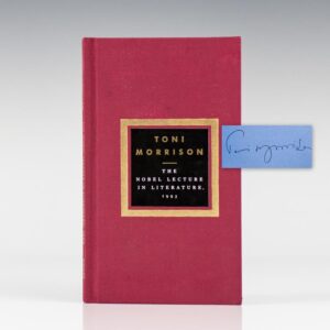 The Nobel Lecture in Literature.