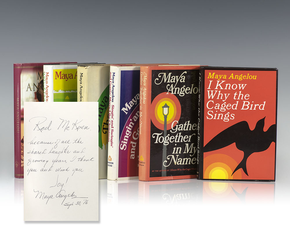 I Know Why the Caged Bird Sings, Gather Together In My Name, Singin’ and Swingin’ and Gettin’ Merry Like Christmas, The Heart of a Woman, All God’s Children Need Traveling Shoes, A Song Flung Up To Heaven.