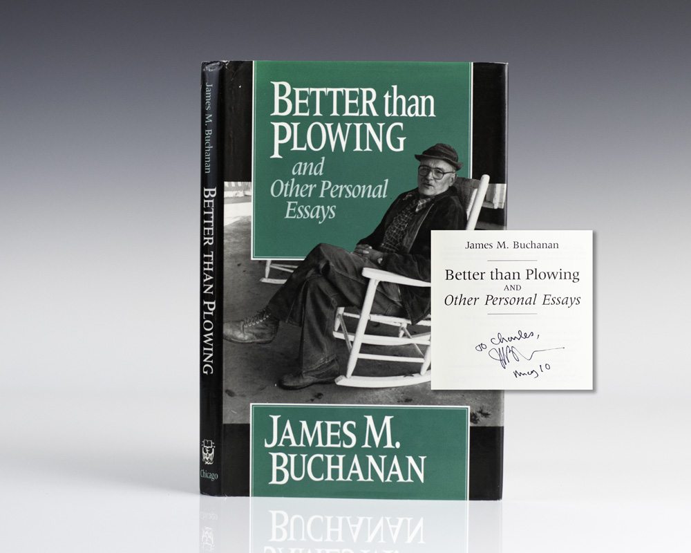 Better Than Plowing and Other Personal Essays.