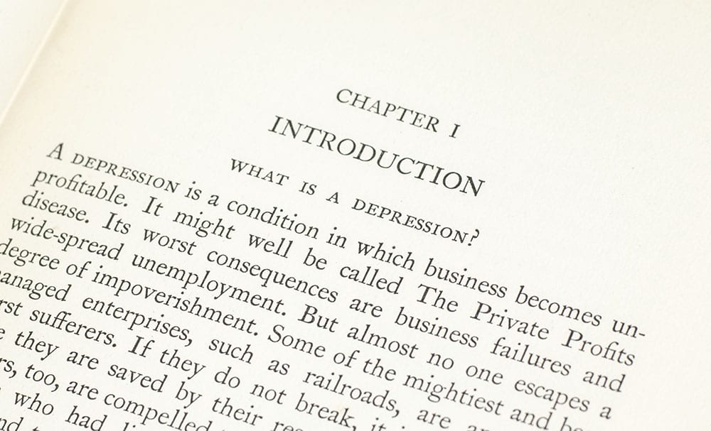 Booms and Depressions: Some First Principles