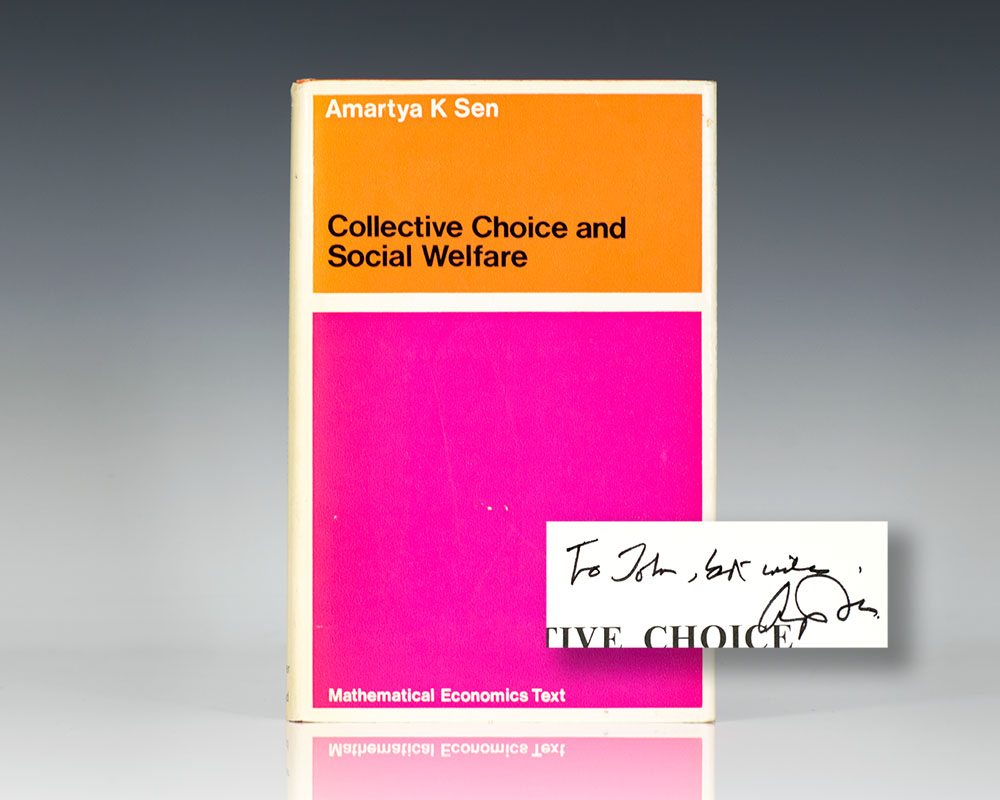 Collective Choice And Social Welfare.