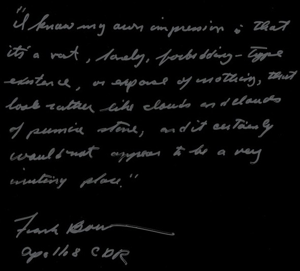 Frank Borman Signed 'Earthrise' Photograph. - Image 2