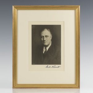 Franklin D. Roosevelt Signed Photograph