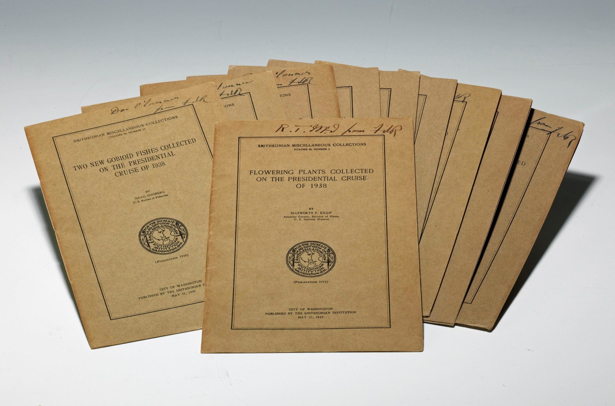 Franklin Delano Roosevelt Presidential Cruise Pamphlet Collection.
