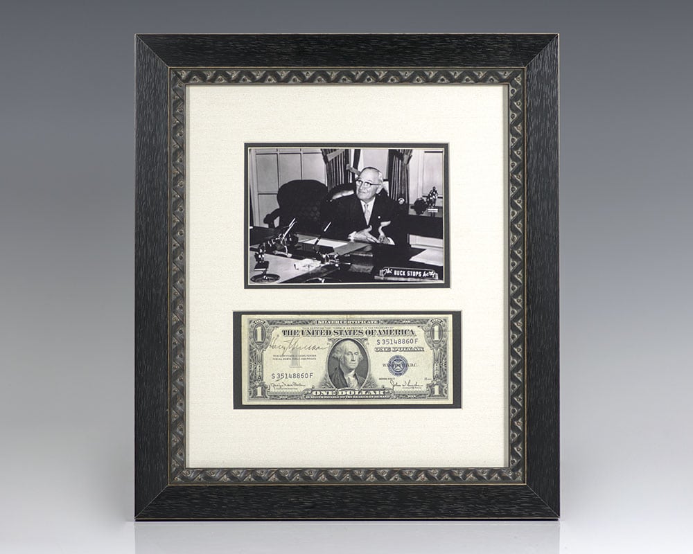 Harry S. Truman Signed Dollar Bill