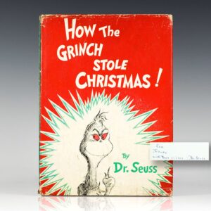 How The Grinch Stole Christmas Dr. Suess First Edition Signed