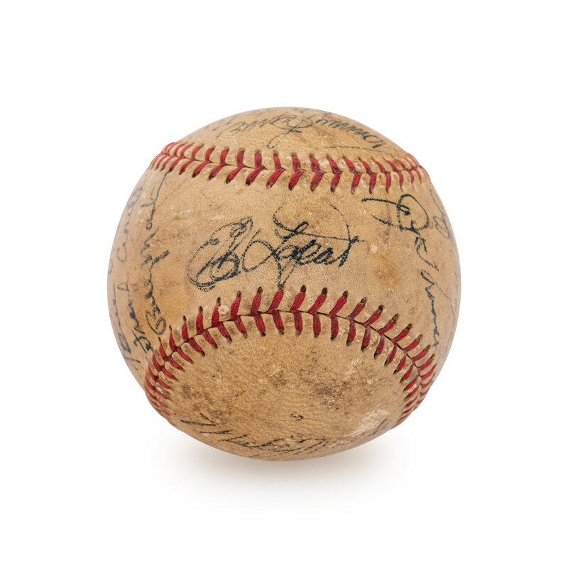 Rare autographed baseball
