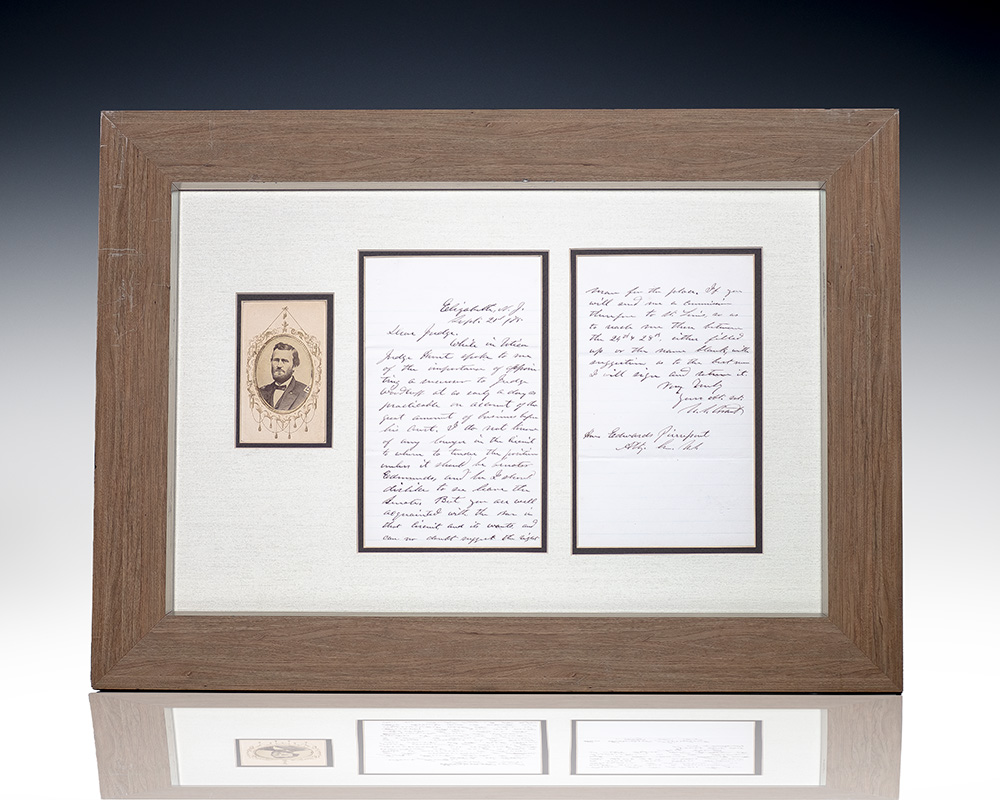 Ulysses S. Grant Autograph Letter Signed.