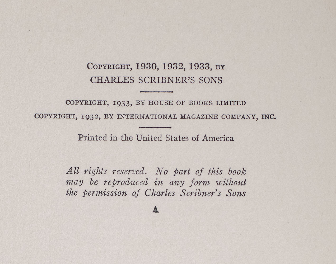 Winner Take Nothing.