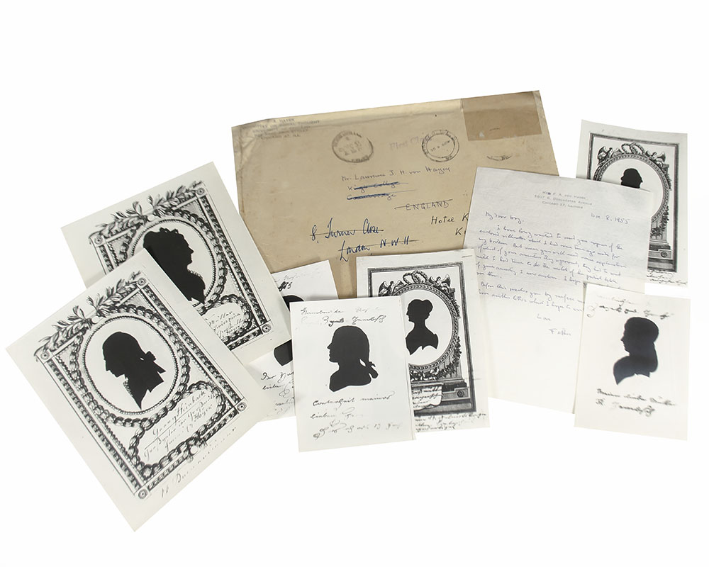 Friedrich August von Hayek Autograph Letter to His Son Laurence Hayek.