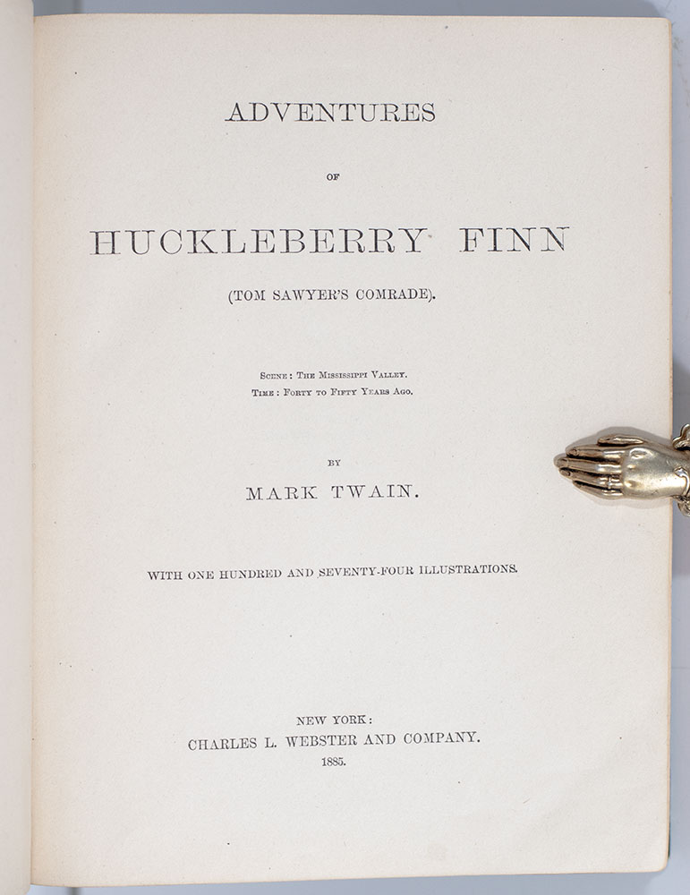 Adventures of Huckleberry Finn.