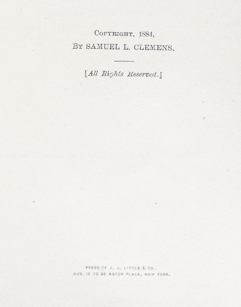 Adventures of Huckleberry Finn.