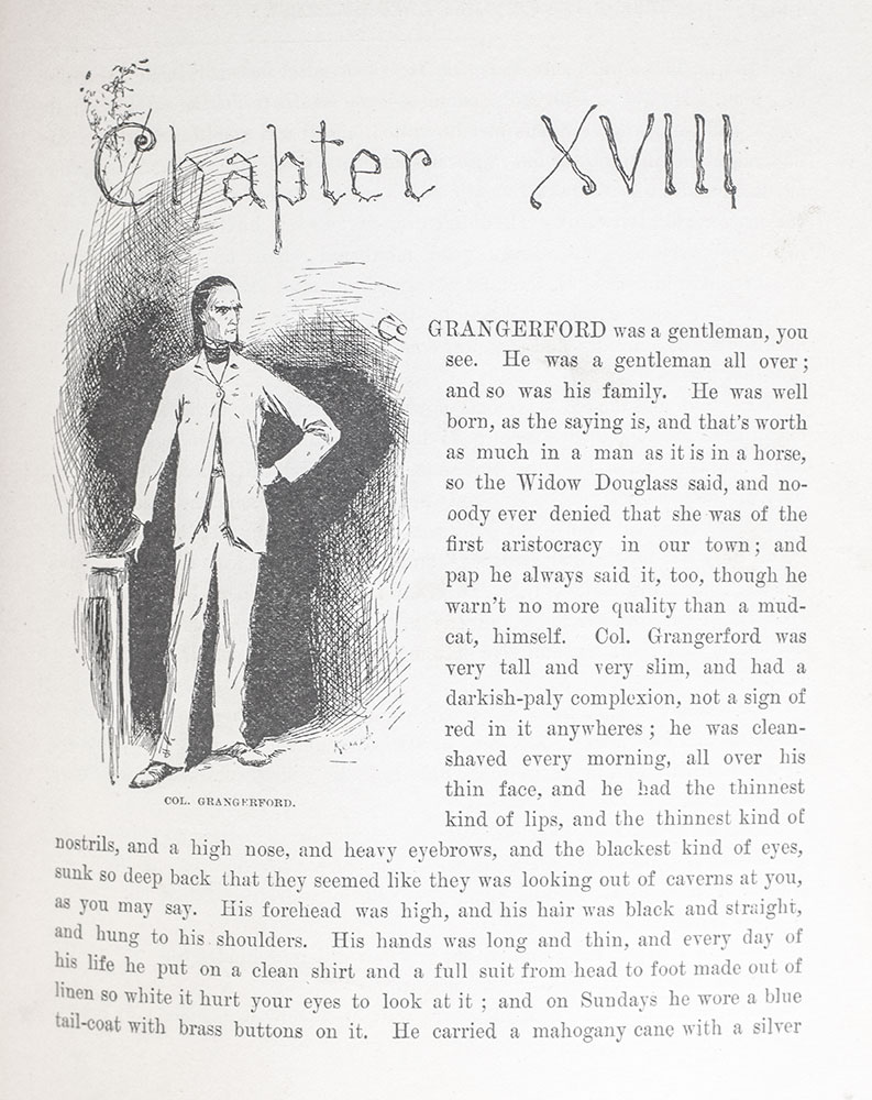 Adventures of Huckleberry Finn.