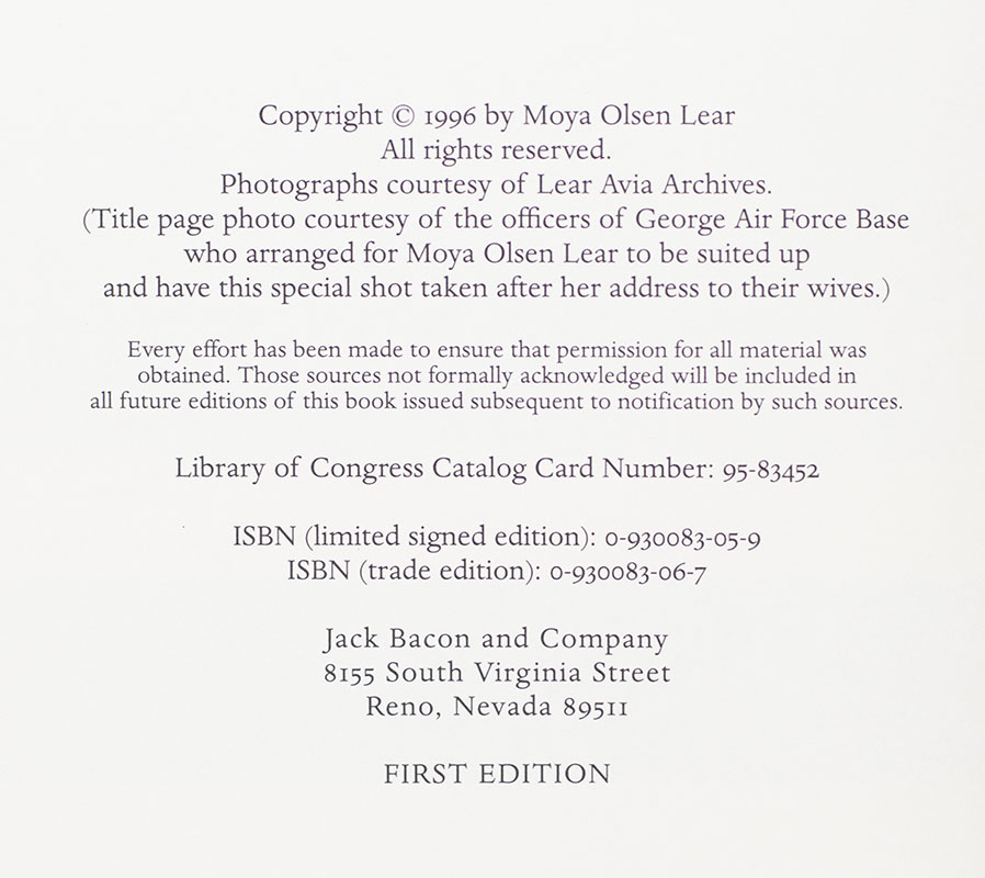 Bill and Moya Lear: An Unforgettable Flight.