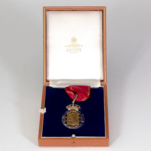 The Companion of Honour Medal: Awarded to Friedrich von Hayek by Queen Elizabeth II.