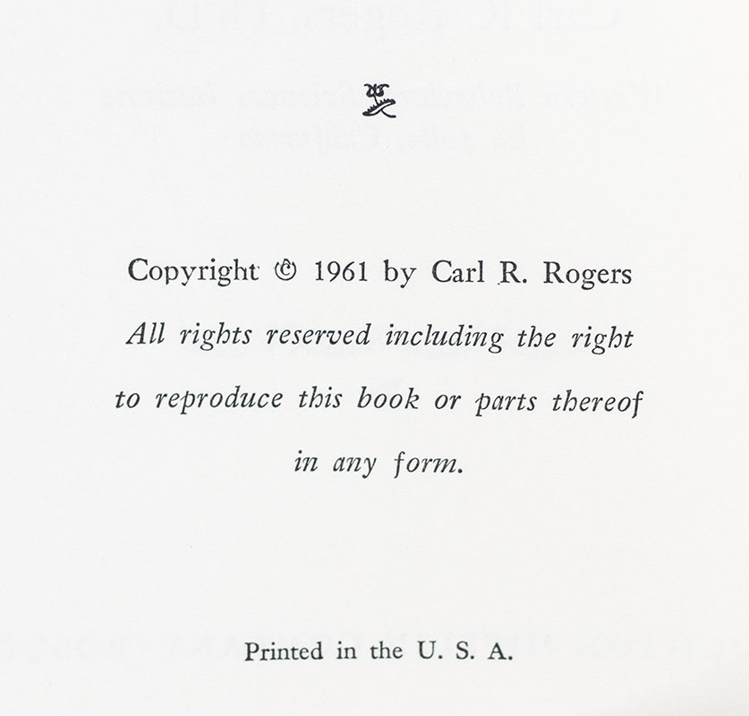 On Becoming a Person