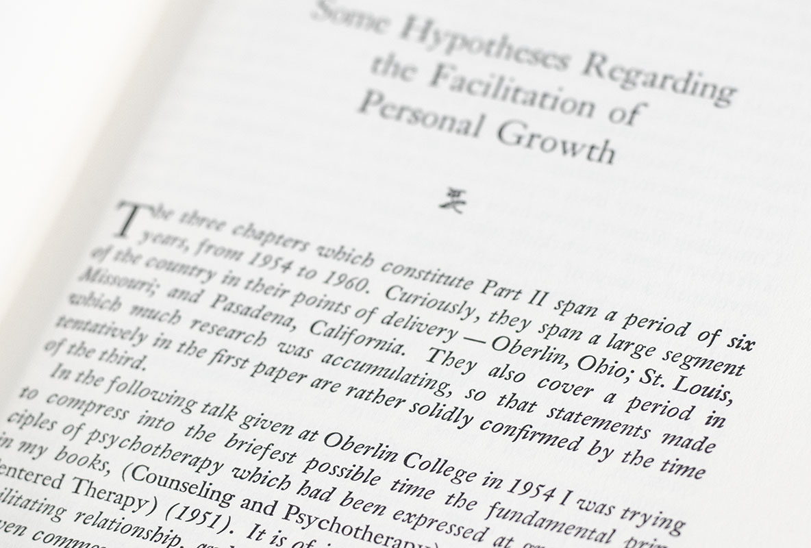 On Becoming a Person