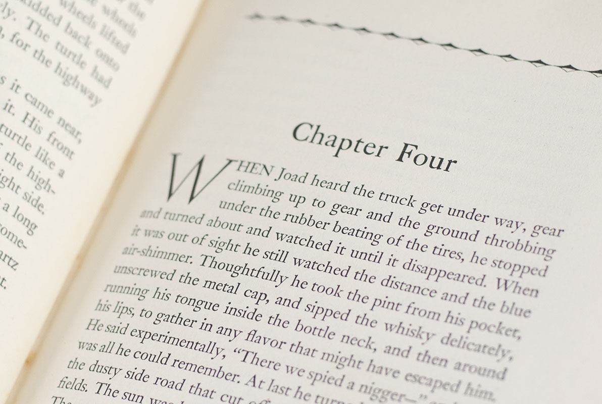 The Grapes of Wrath.
