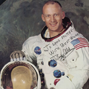 Buzz Aldrin Signed Photograph.