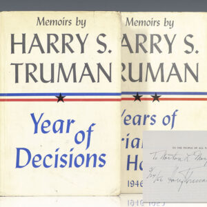 Memoirs: Year of Decisions and Memoirs: Years of Trial and Hope 1946-1952.