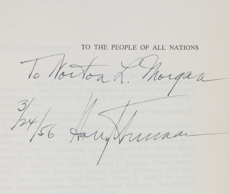 Memoirs: Year of Decisions and Memoirs: Years of Trial and Hope 1946-1952.