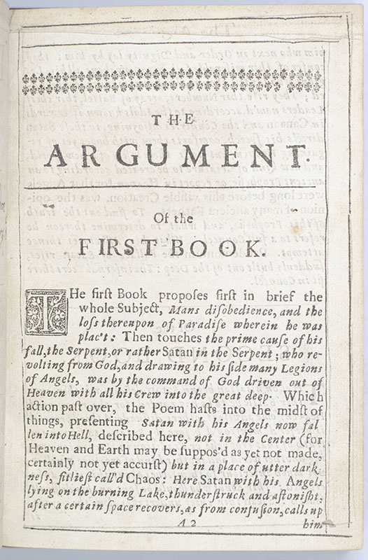 Paradise Lost: A Poem in Ten Books.