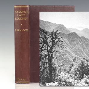 Farrer's Last Journey: Upper Burma, 1919-20.
