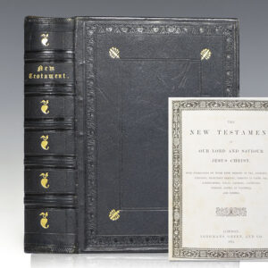 The New Testament of Our Lord and Saviour Jesus Christ.