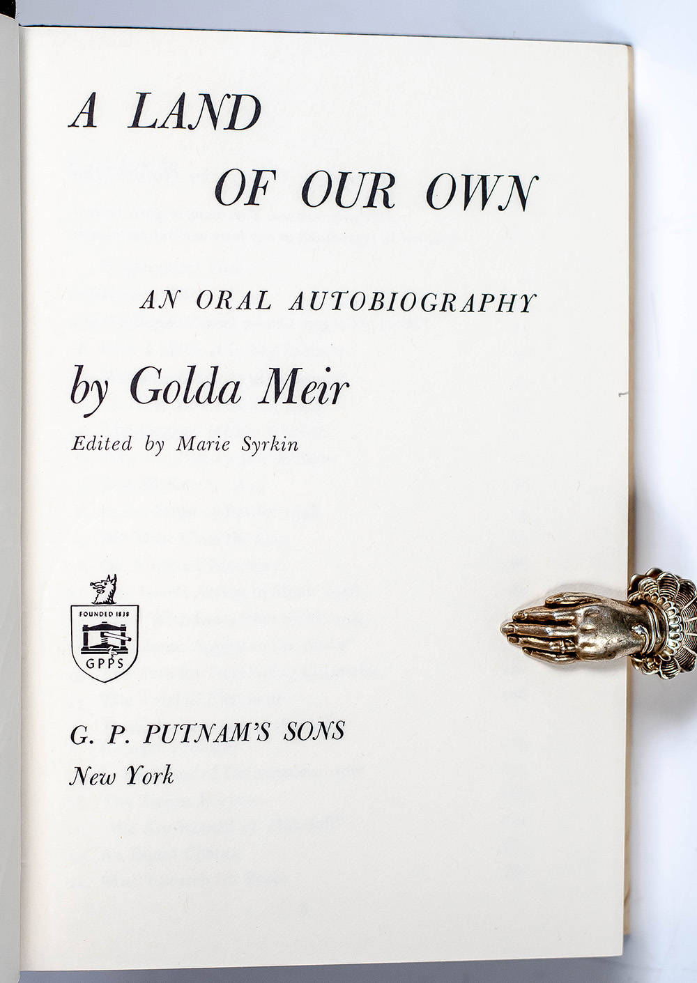 A Land of Our Own: An Oral Autobiography.