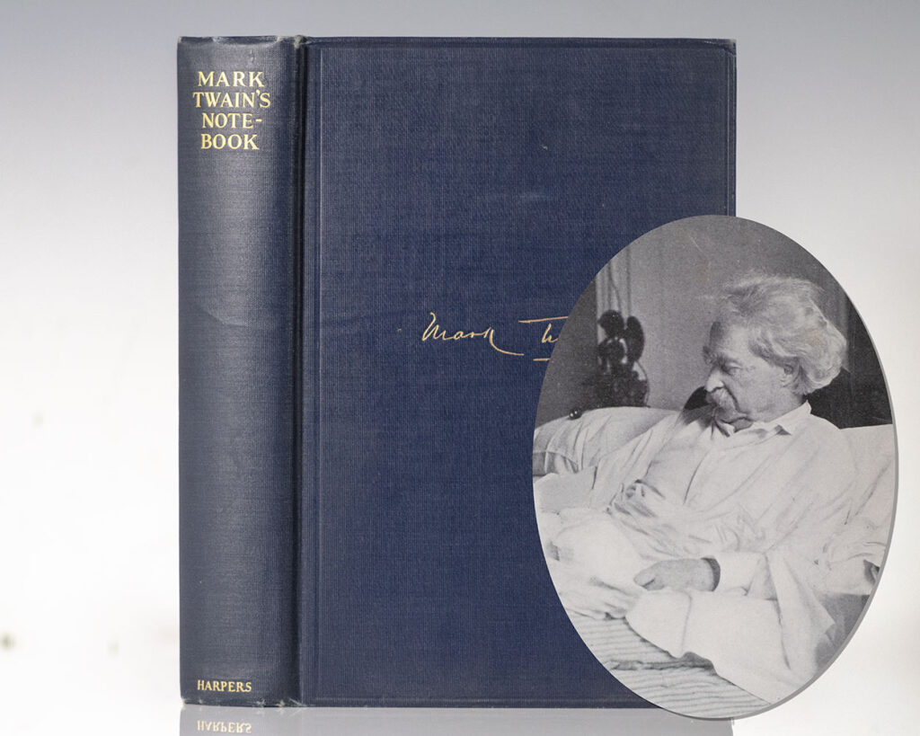 Mark Twain’s Notebook: Prepared For Publication With Comments by Albert Bigleow Paine.