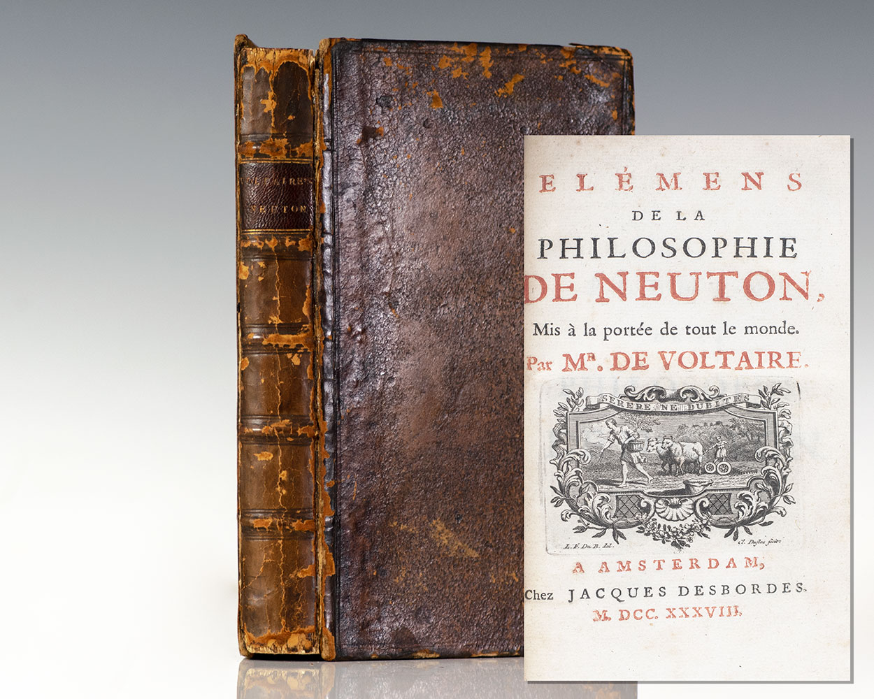 Elemens de la Philosophie de Neuton. [Elements of the Philosophy of Newton].