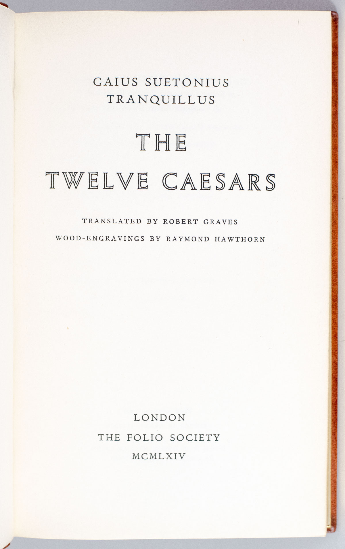 The Twelve Caesars.