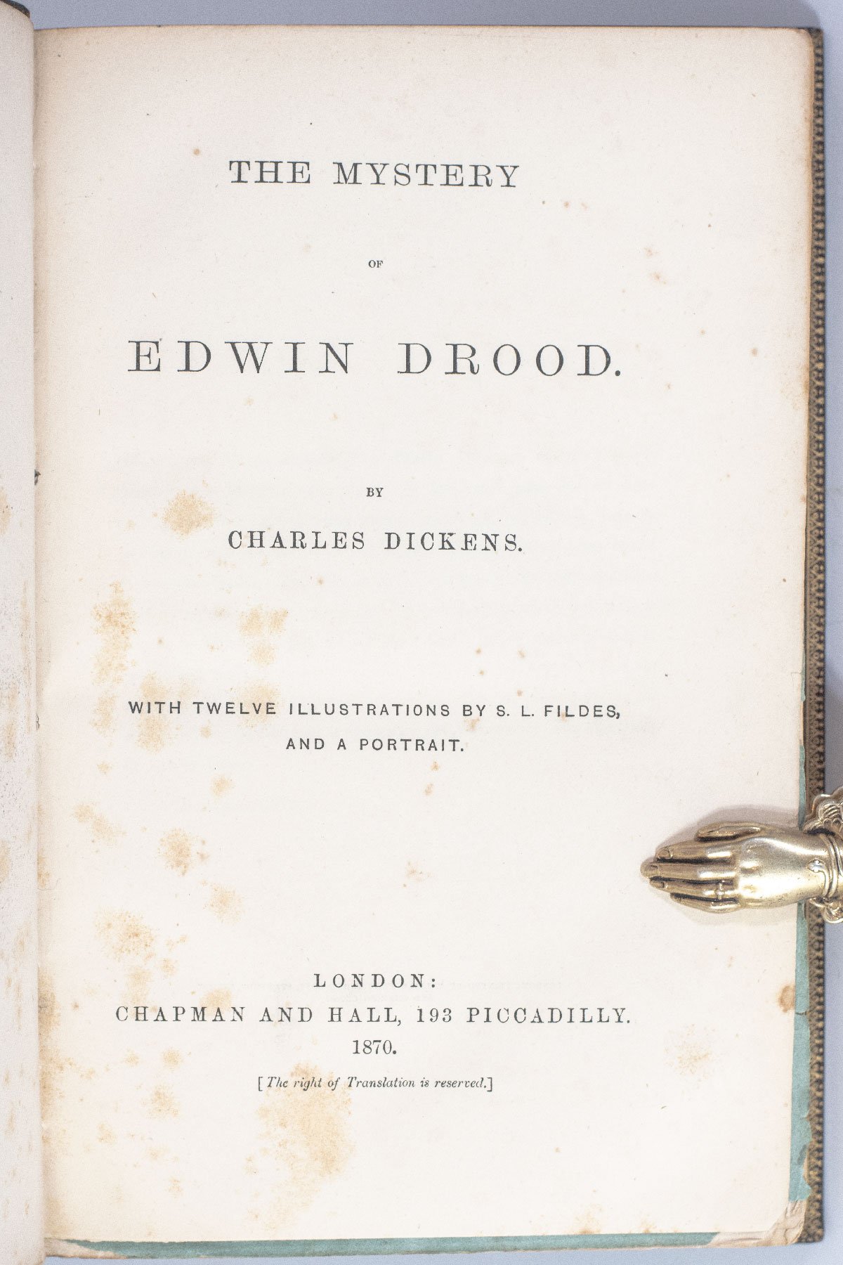 The Mystery of Edwin Drood.