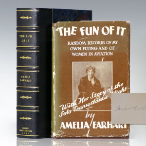 First Edition of Amelia Earhart's The Fun of It; Signed by Her