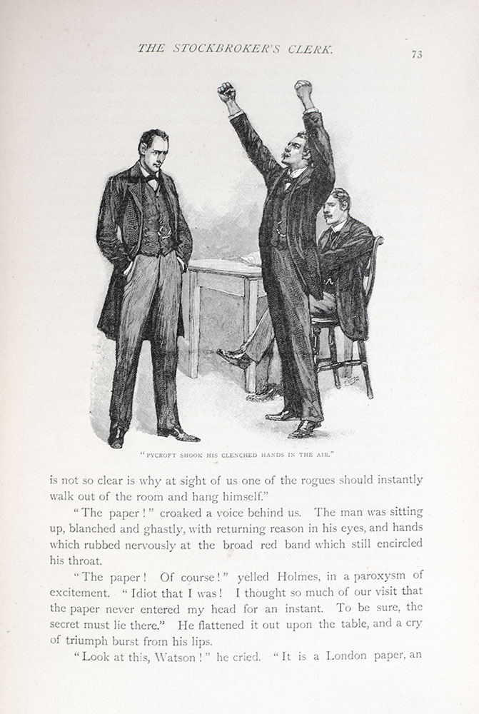 The Adventures of Sherlock Holmes and The Memoirs of Sherlock Holmes.