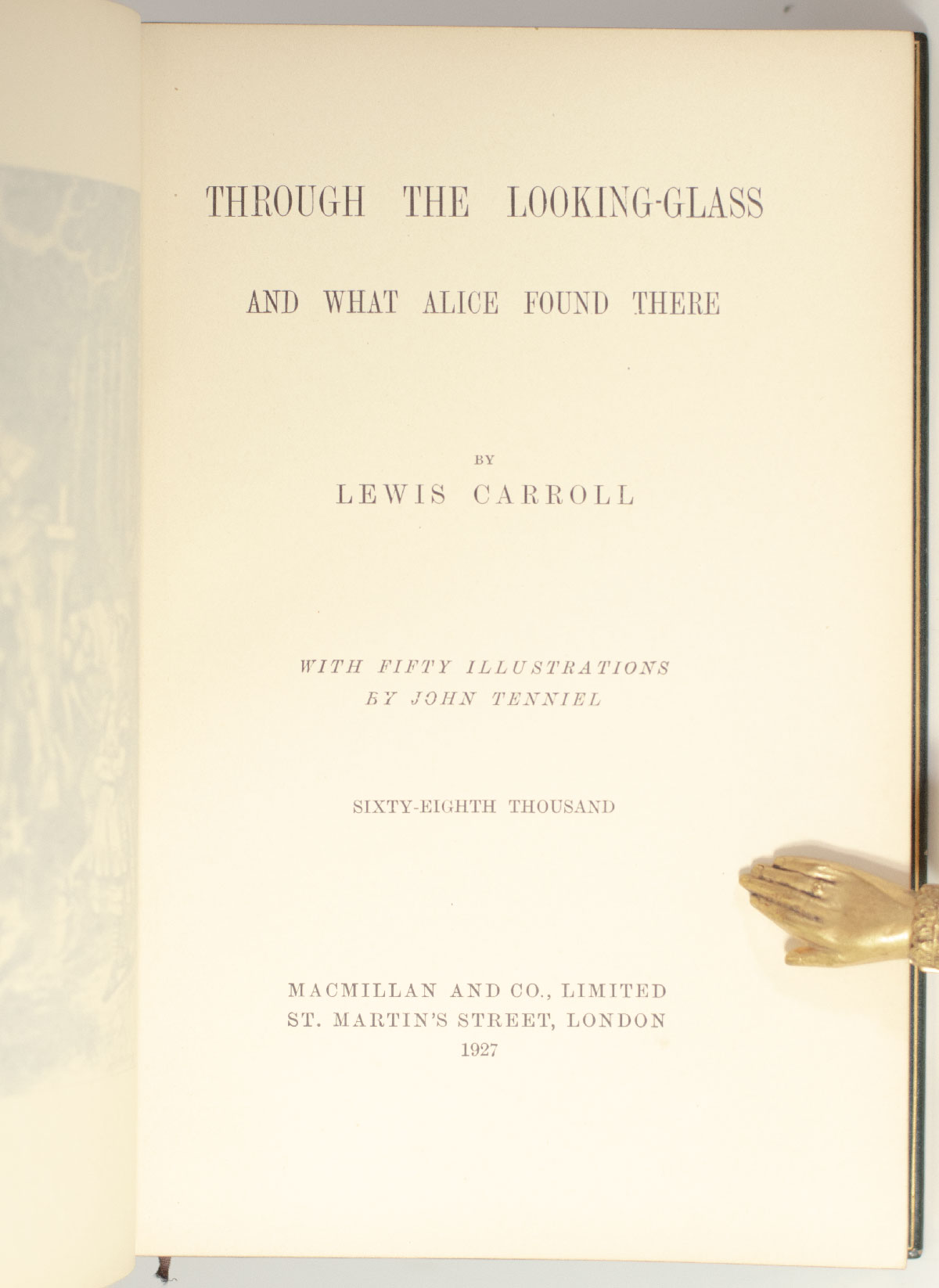 Alice’s Adventures In Wonderland and Through the Looking-Glass.