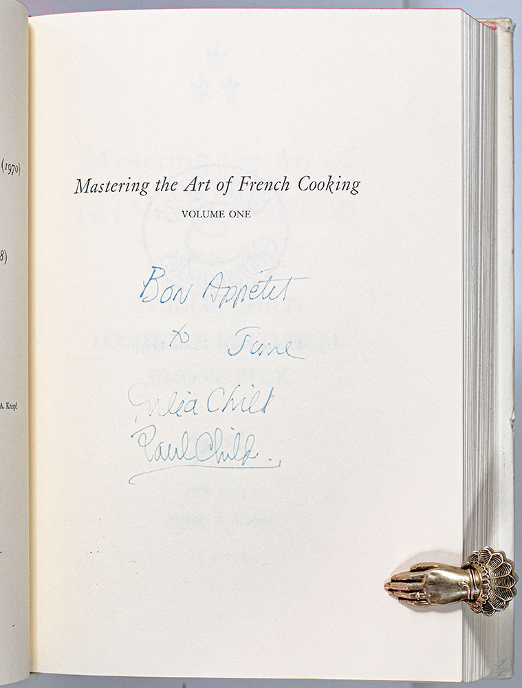 Mastering the Art of French Cooking.