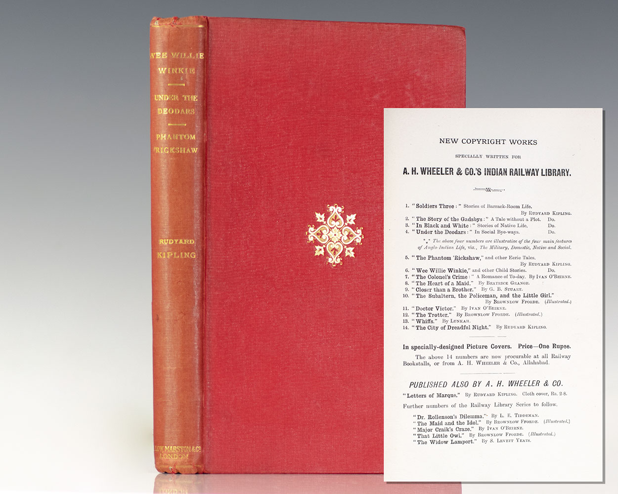 Wee Willie Winkie and Other Stories. [Baa, Baa, Black Sheep; His Majesty the King; The Drums of Fore and Aft]