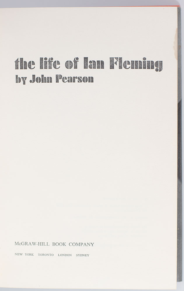 The Life of Ian Fleming.