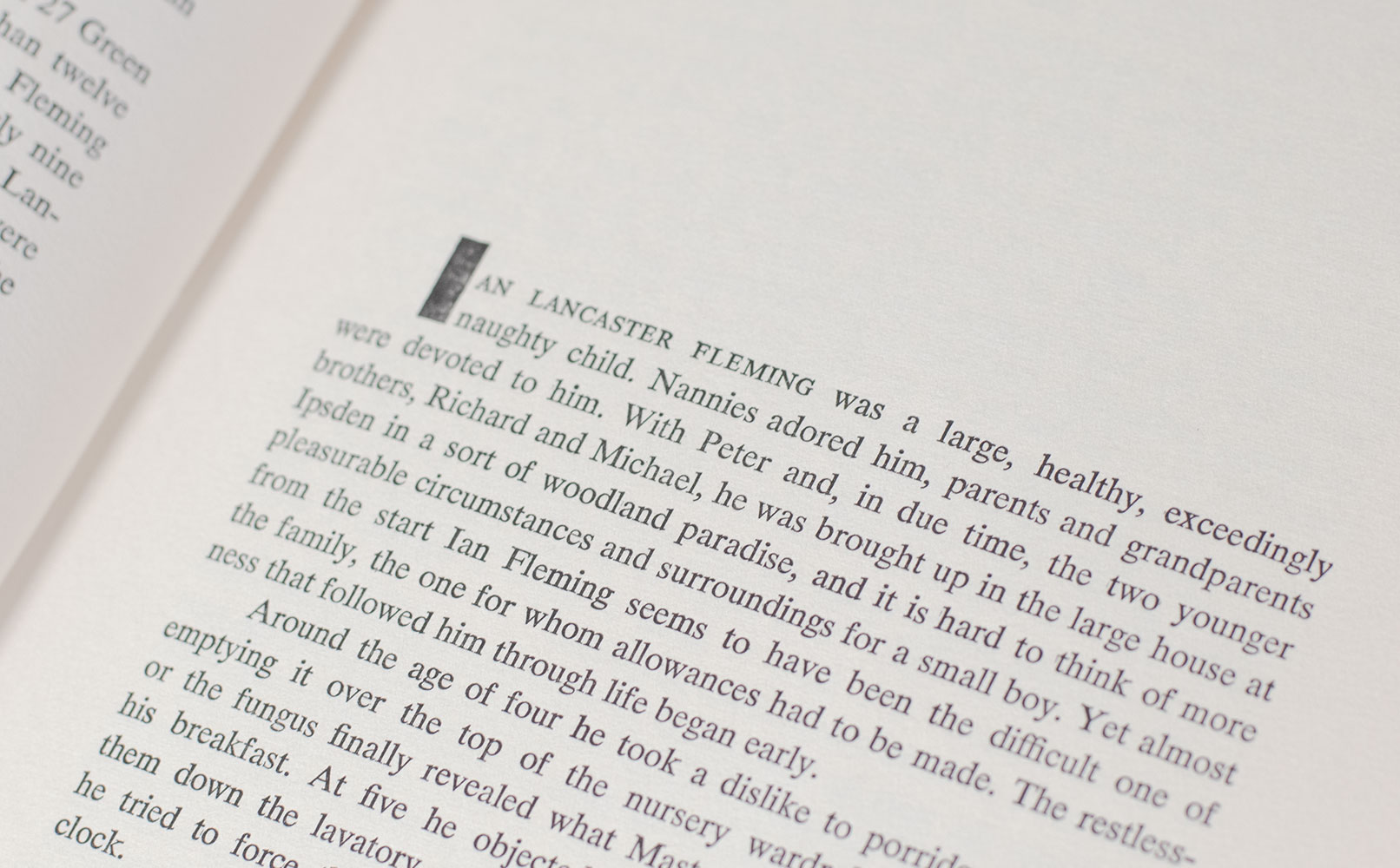 The Life of Ian Fleming.