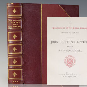 John Dunton's Letters From New-England.