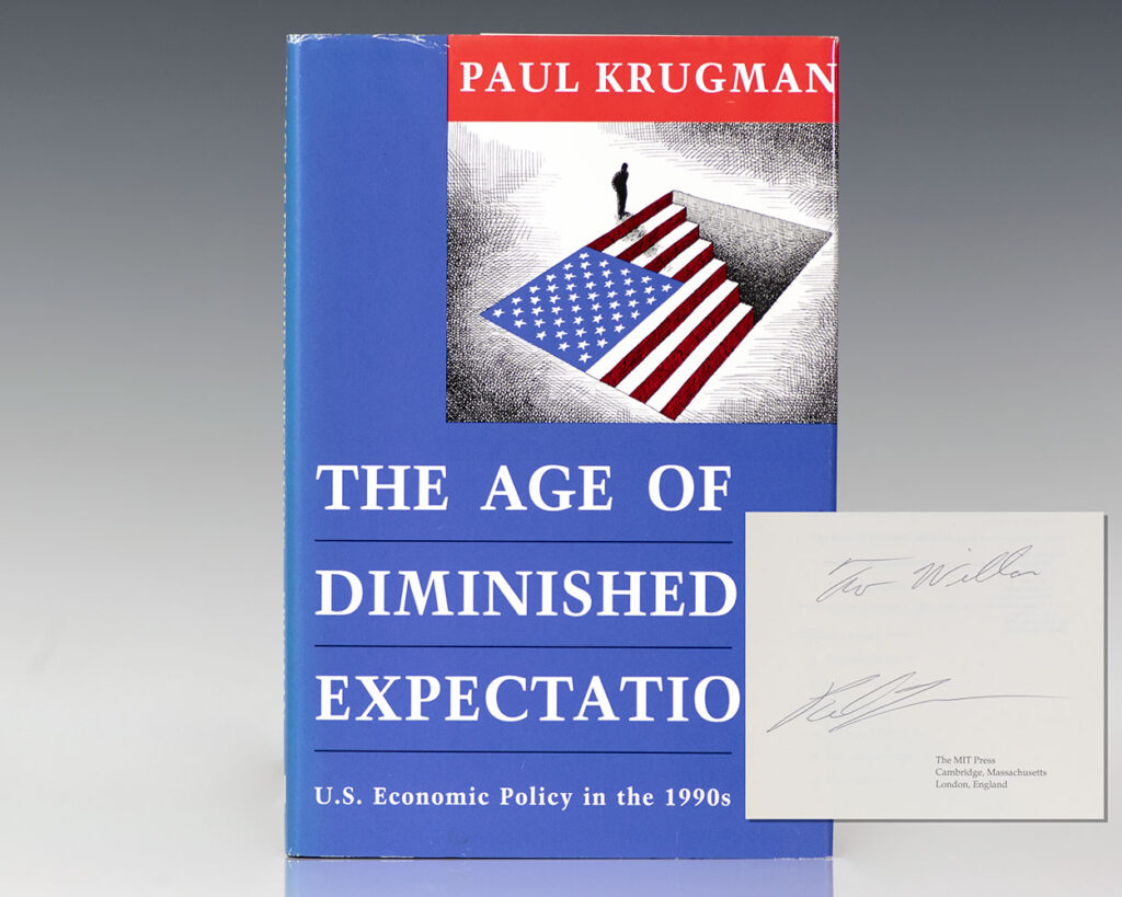 The Age of Diminished Expectations: U.S. Economic Policy in the 1990s.