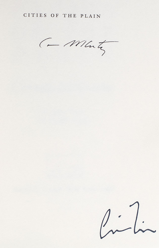 All the Pretty Horses; The Crossing; Cities of the Plain.