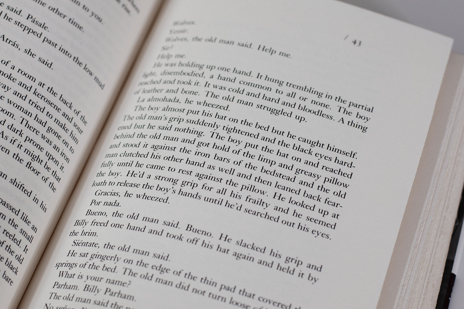 All the Pretty Horses; The Crossing; Cities of the Plain.