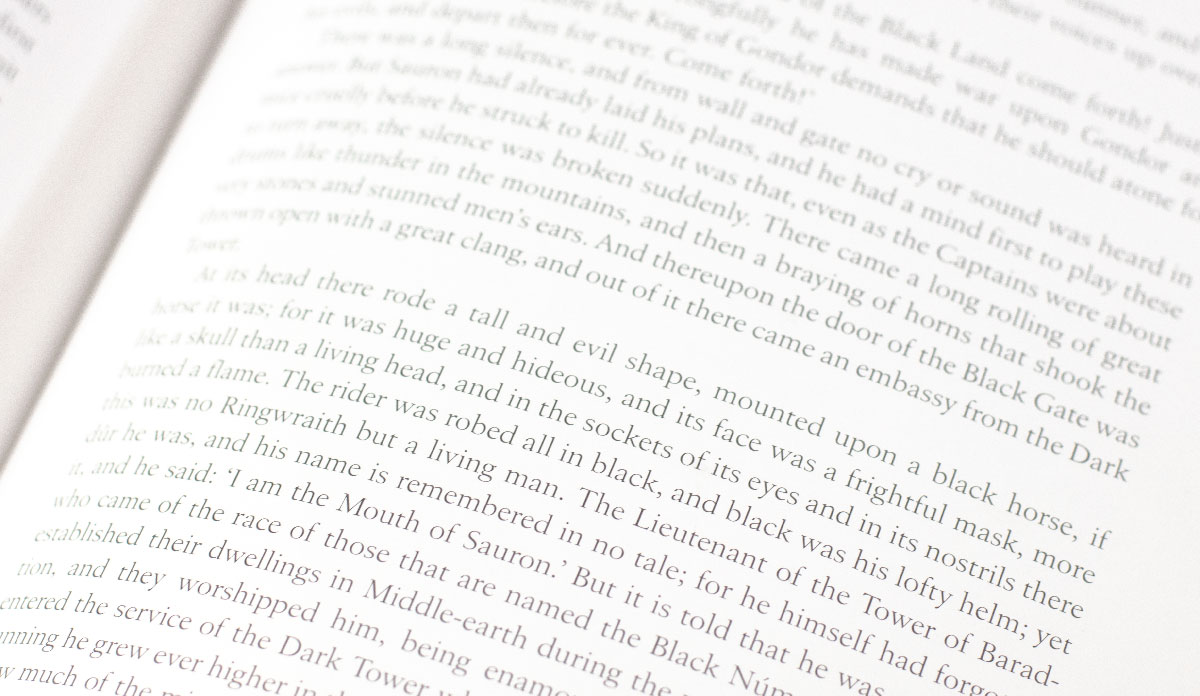 The Lord of The Rings Trilogy: The Fellowship of the Ring, The Two Towers, The Return of the King.